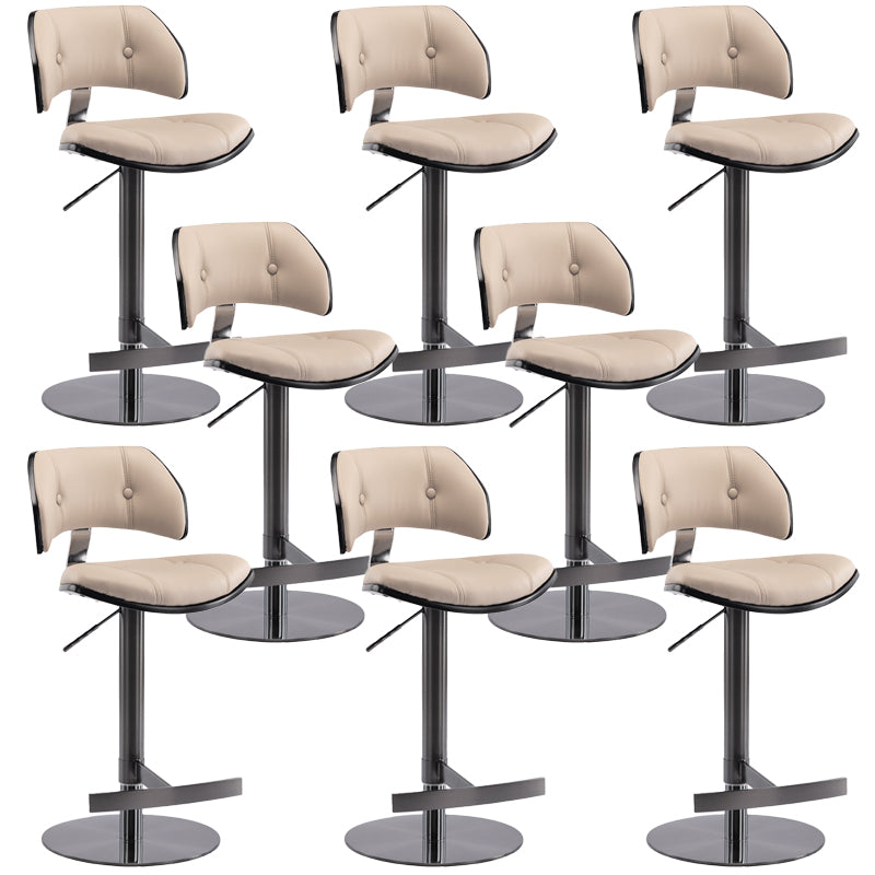 Sgabello da bar per bar con baia da barra rotable industriale per casa