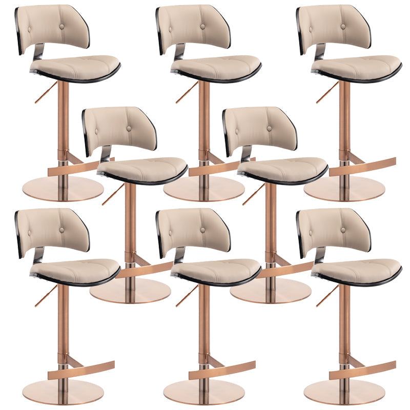 Sgabello da bar per bar con baia da barra rotable industriale per casa