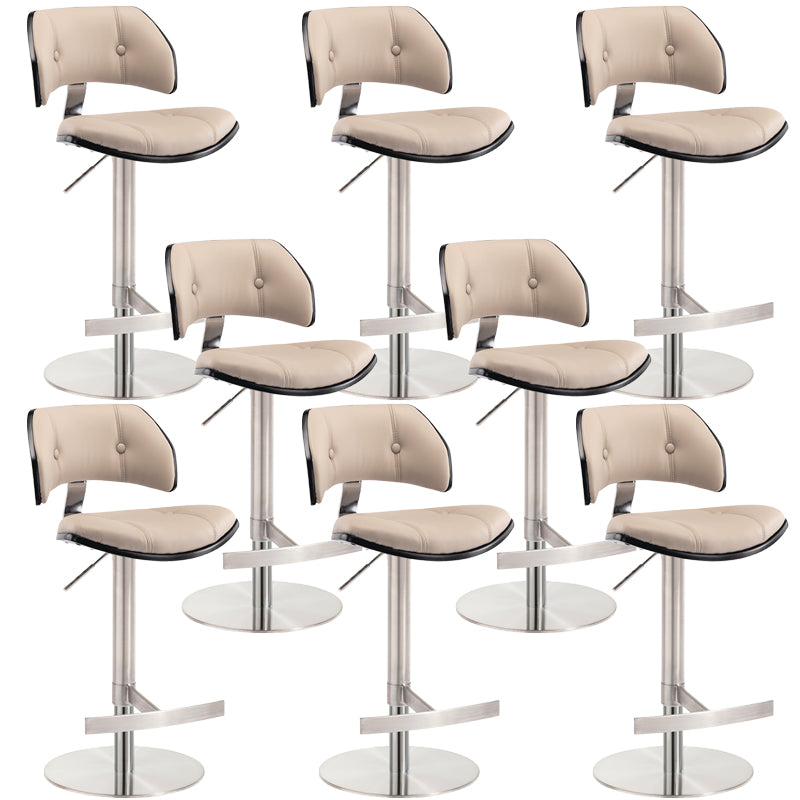 Sgabello da bar per bar con baia da barra rotable industriale per casa