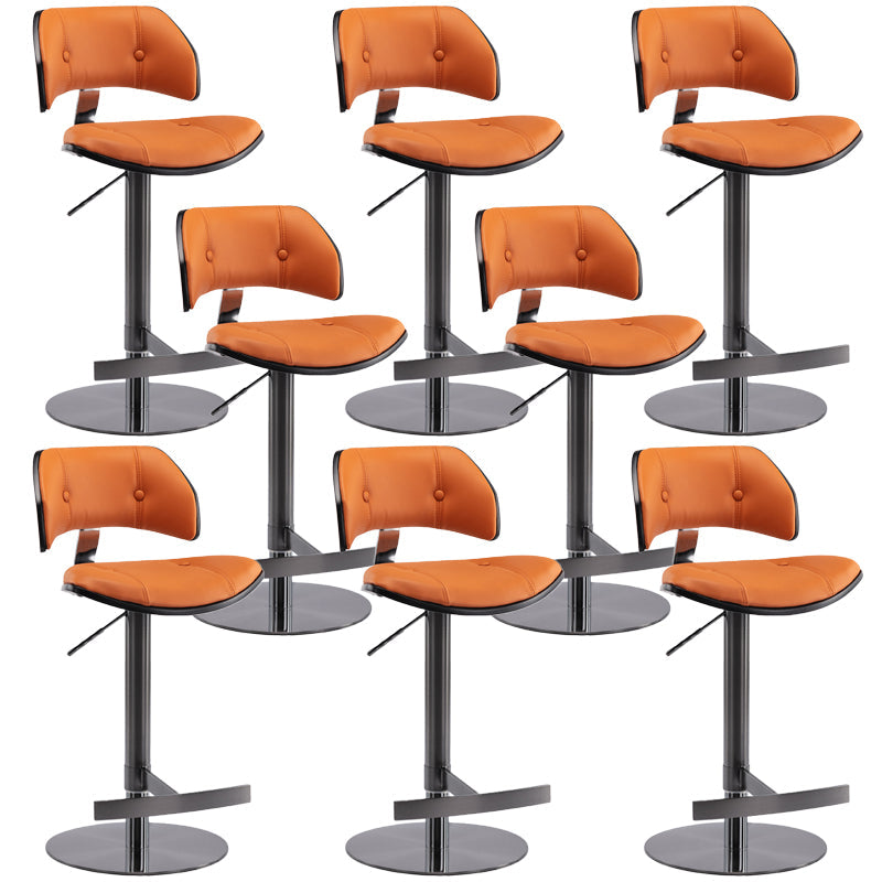 Sgabello da bar per bar con baia da barra rotable industriale per casa