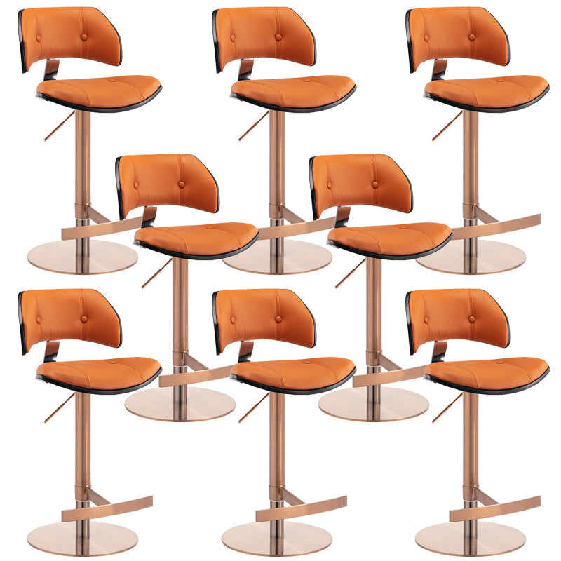 Sgabello da bar per bar con baia da barra rotable industriale per casa