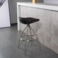 Hedendaagse stijl Faux Leather Bar Stool Low Back Teller Bar Stool voor thuis