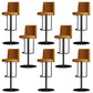 Industrielle verstellbare Barhocker Low Rücken Counter Bar Stool für Küche