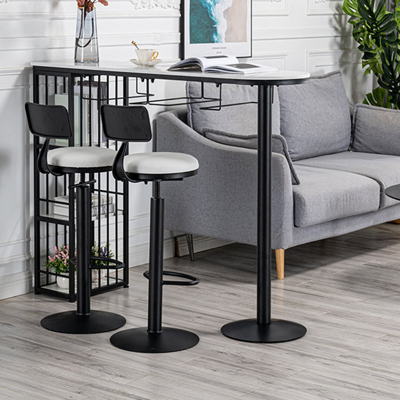 グラムラウンドダイニングスツール調整可能な高さのバースツール