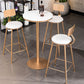 Faux Leather Dining Stools Low Back Bar Stools with Metal Base Clearhalo 'Bar Furniture' 'Bar Stools' 'bar_stools' 'furn' 'furn_bar_stools' 'Furniture' 'Kitchen & Dining Furniture' 6961957