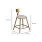 Faux Leather Dining Stools Low Back Bar Stools with Metal Base Clearhalo 'Bar Furniture' 'Bar Stools' 'bar_stools' 'furn' 'furn_bar_stools' 'Furniture' 'Kitchen & Dining Furniture' 6961993