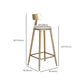 Faux Leather Dining Stools Low Back Bar Stools with Metal Base Clearhalo 'Bar Furniture' 'Bar Stools' 'bar_stools' 'furn' 'furn_bar_stools' 'Furniture' 'Kitchen & Dining Furniture' 6961999