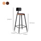 Metal Dining Stools Contemporary Armless Bar Stools with Footrest Clearhalo 'Bar Furniture' 'Bar Stools' 'bar_stools' 'furn' 'furn_bar_stools' 'Furniture' 'Kitchen & Dining Furniture' 6962092