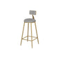 Glam Dining Stools Armless Round Dining Stools with Metal Base Clearhalo 'Bar Furniture' 'Bar Stools' 'bar_stools' 'furn' 'furn_bar_stools' 'Furniture' 'Kitchen & Dining Furniture' 6962164