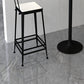 Industrial Low Back Barstools Square Bar Stools with Metal Base Clearhalo 'Bar Furniture' 'Bar Stools' 'bar_stools' 'furn' 'furn_bar_stools' 'Furniture' 'Kitchen & Dining Furniture' 6962274