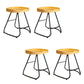 Solid Wood Dining Stools Contemporary Dining Stools with Footrest 4 Piece Set Short Stool(18"H) Clearhalo 'Bar Furniture' 'Bar Stools' 'bar_stools' 'furn' 'furn_bar_stools' 'Furniture' 'Kitchen & Dining Furniture' 6962307