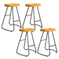Solid Wood Dining Stools Contemporary Dining Stools with Footrest 4 Piece Set Counter Stool(26"H) Clearhalo 'Bar Furniture' 'Bar Stools' 'bar_stools' 'furn' 'furn_bar_stools' 'Furniture' 'Kitchen & Dining Furniture' 6962316