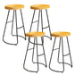 Solid Wood Dining Stools Contemporary Dining Stools with Footrest 4 Piece Set Bar Stool(30"H) Clearhalo 'Bar Furniture' 'Bar Stools' 'bar_stools' 'furn' 'furn_bar_stools' 'Furniture' 'Kitchen & Dining Furniture' 6962324