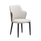 Faux Leather Dining Chairs Wingback Side Chair with Metal Legs Clearhalo 'Dining Chairs' 'Dining Tables & Seating' 'dining_chair' 'furn' 'furn_dining_chair' 'Furniture' 'Kitchen & Dining Furniture' 6962408