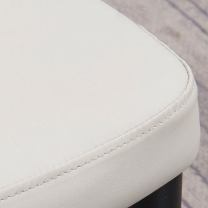 Faux Leather Dining Chairs Wingback Side Chair with Metal Legs Clearhalo 'Dining Chairs' 'Dining Tables & Seating' 'dining_chair' 'furn' 'furn_dining_chair' 'Furniture' 'Kitchen & Dining Furniture' 6962410