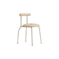 Modern Leather Side Chair Open Back Indoor Dining Chair for Home Off-White 1 Piece Clearhalo 'Dining Chairs' 'Dining Tables & Seating' 'dining_chair' 'furn' 'furn_dining_chair' 'Furniture' 'Kitchen & Dining Furniture' 6962480