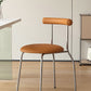 Modern Leather Side Chair Open Back Indoor Dining Chair for Home Clearhalo 'Dining Chairs' 'Dining Tables & Seating' 'dining_chair' 'furn' 'furn_dining_chair' 'Furniture' 'Kitchen & Dining Furniture' 6962481
