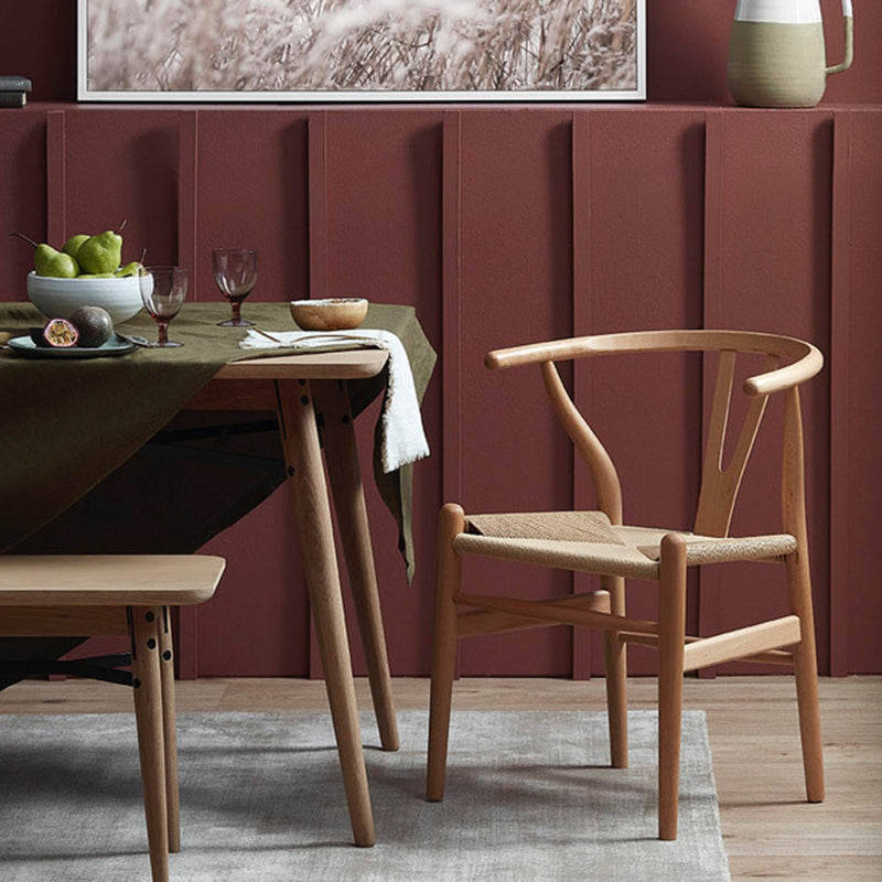 Modern Style Side Chair Low Back Solid Wood Dining Chair for Home