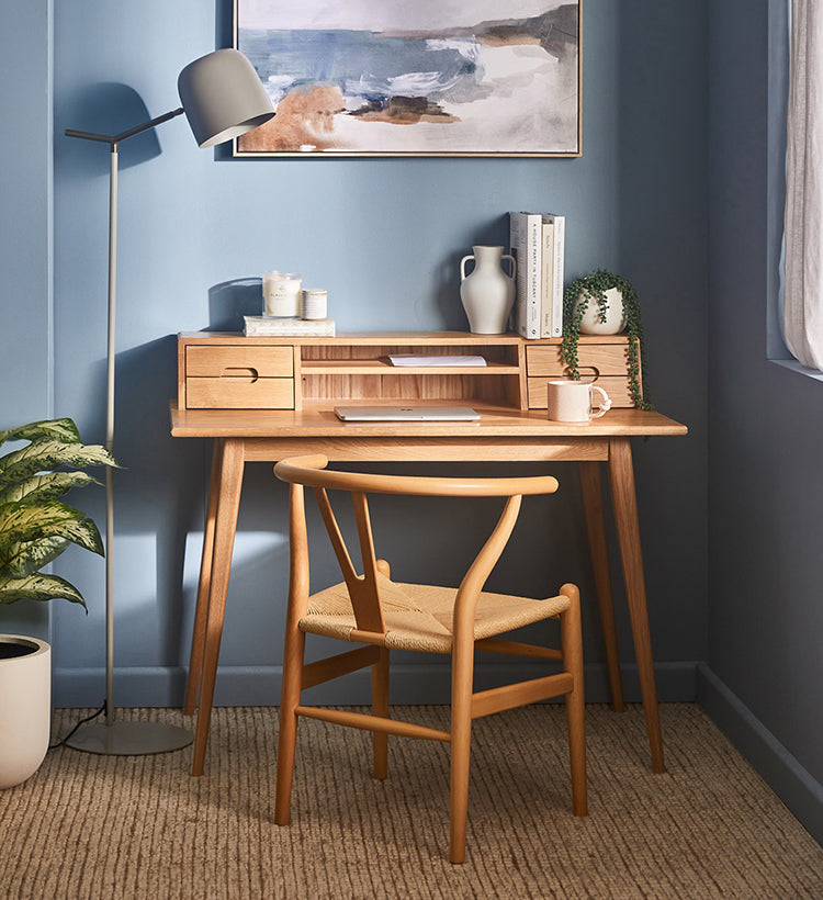 Modern Style Side Chair Low Back Solid Wood Dining Chair for Home