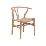 Modern Style Side Chair Low Back Solid Wood Dining Chair for Home
