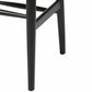 Modern Style Side Chair Low Back Solid Wood Dining Chair for Home