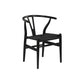 Modern Style Side Chair Low Back Solid Wood Dining Chair for Home