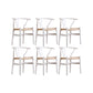 Modern Style Side Chair Low Back Solid Wood Dining Chair for Home