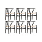 Modern Style Side Chair Low Back Solid Wood Dining Chair for Home