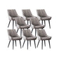 Modern PU Leather Side Chair Parsons Indoor Dining Chair for Home