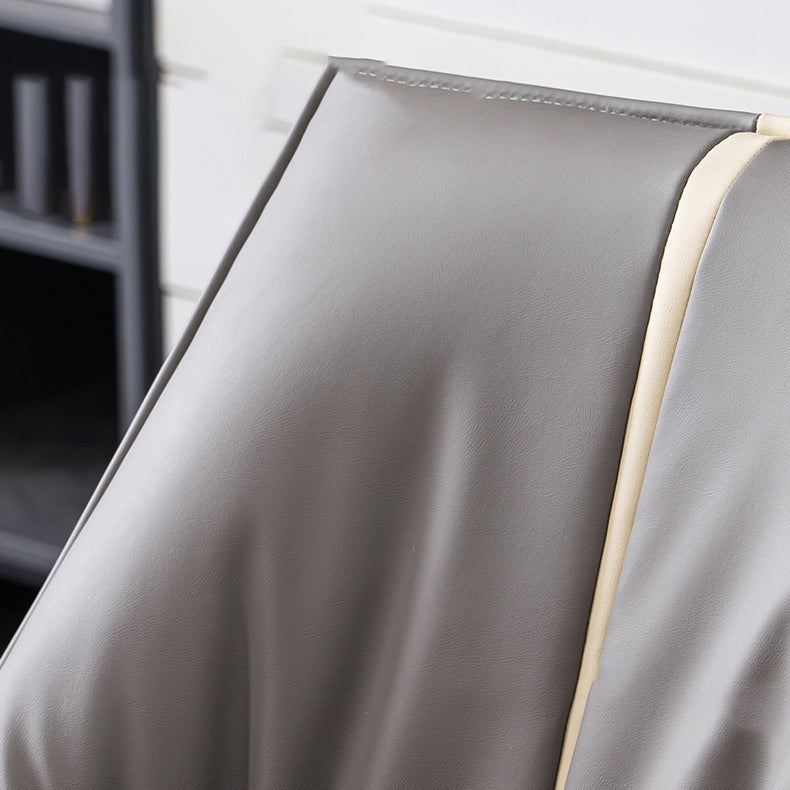 Modern PU Leather Side Chair Parsons Indoor Dining Chair for Home