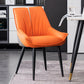 Modern PU Leather Side Chair Parsons Indoor Dining Chair for Home