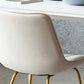 Glam Style Side Chair Faux Leather Gold Frame Dining Chair for Home Clearhalo 'Dining Chairs' 'Dining Tables & Seating' 'dining_chair' 'furn' 'furn_dining_chair' 'Furniture' 'Kitchen & Dining Furniture' 6962591