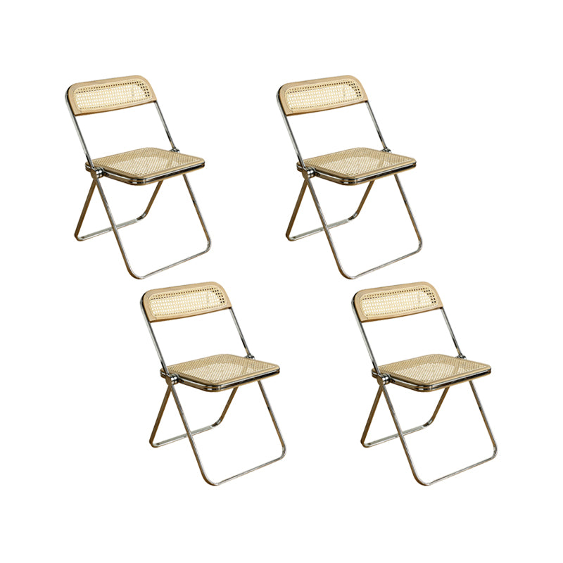 工業用サイドチェアメタル折りたたみ屋内ダイニングチェアのための屋内ダイニングチェア