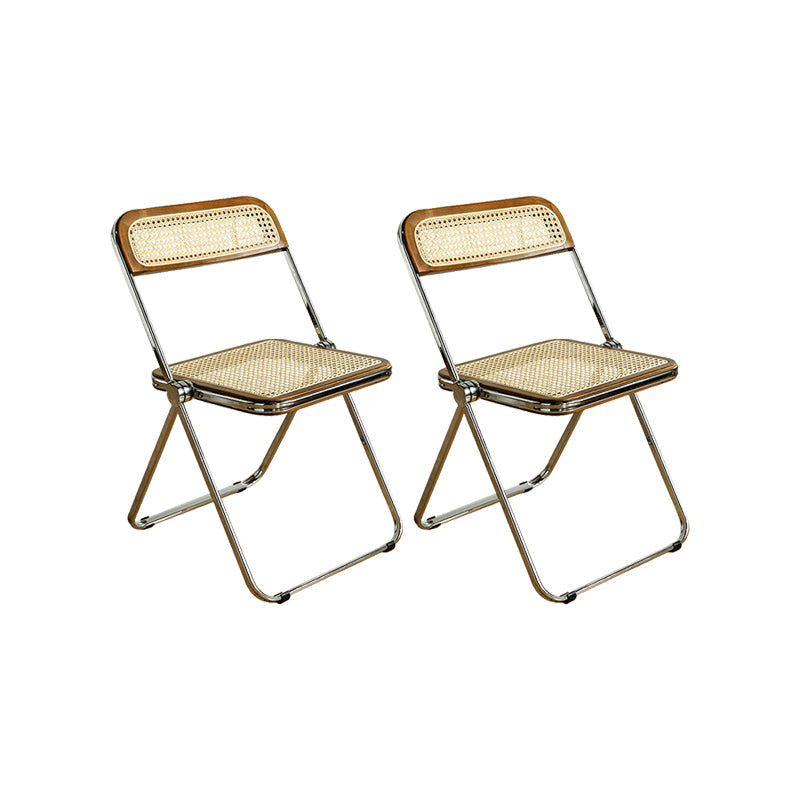 工業用サイドチェアメタル折りたたみ屋内ダイニングチェアのための屋内ダイニングチェア