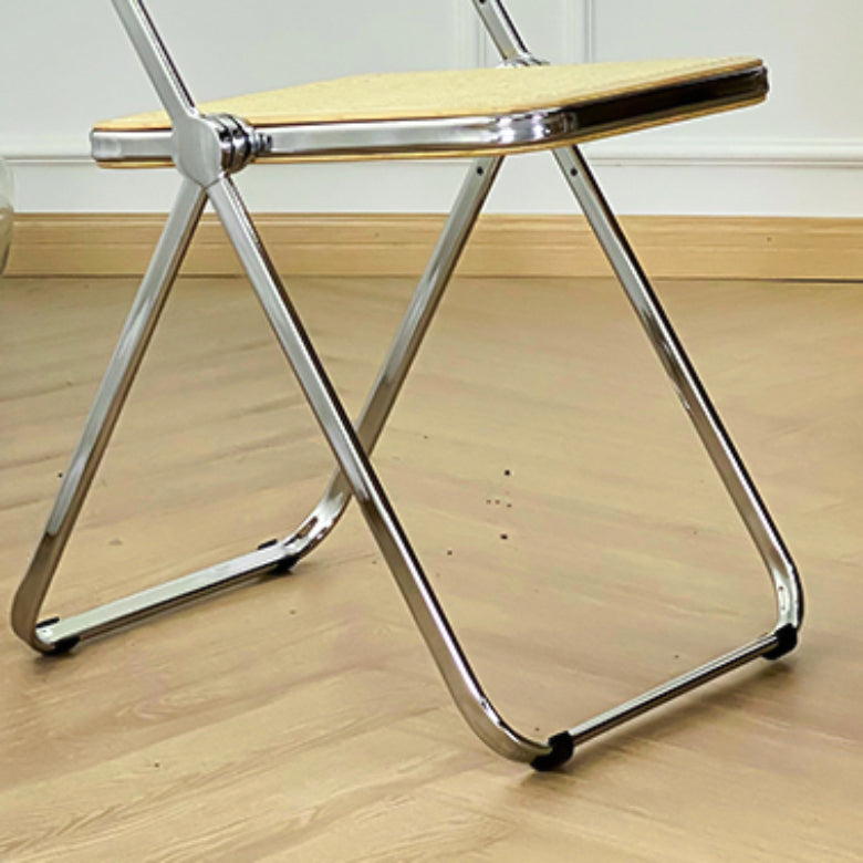 工業用サイドチェアメタル折りたたみ屋内ダイニングチェアのための屋内ダイニングチェア