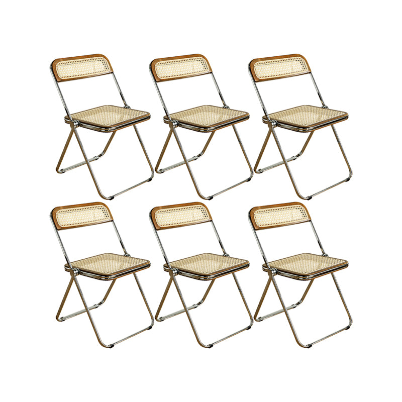 工業用サイドチェアメタル折りたたみ屋内ダイニングチェアのための屋内ダイニングチェア