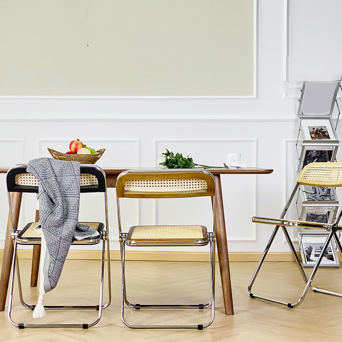 工業用サイドチェアメタル折りたたみ屋内ダイニングチェアのための屋内ダイニングチェア