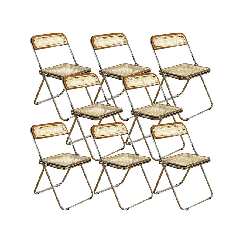 工業用サイドチェアメタル折りたたみ屋内ダイニングチェアのための屋内ダイニングチェア