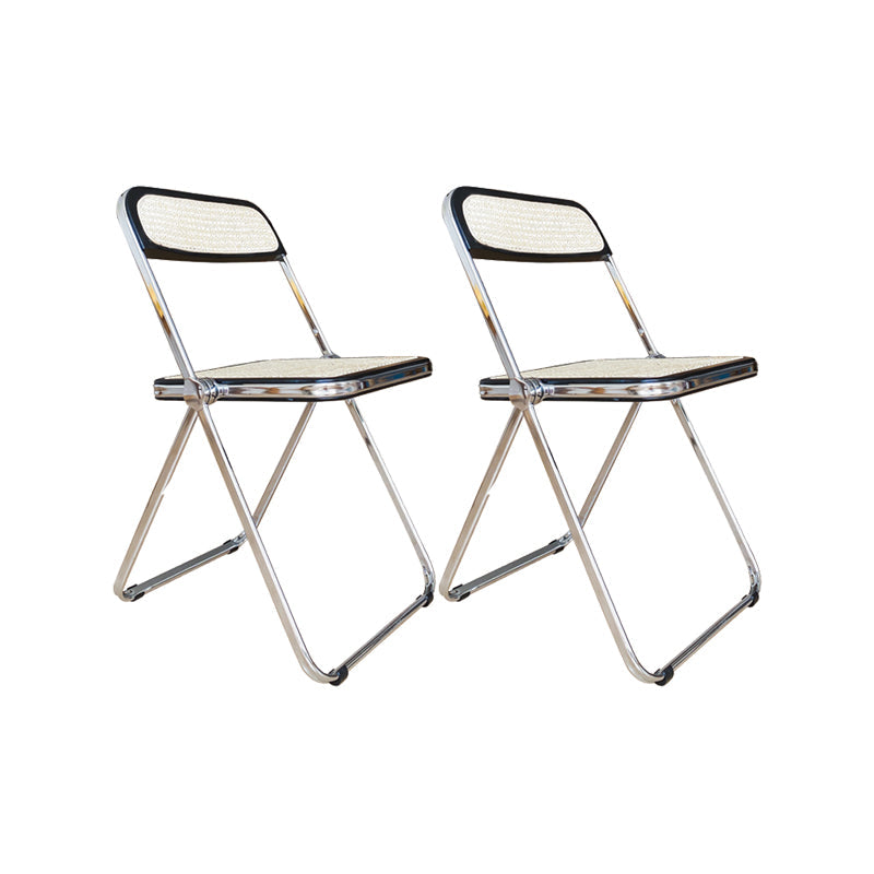 工業用サイドチェアメタル折りたたみ屋内ダイニングチェアのための屋内ダイニングチェア
