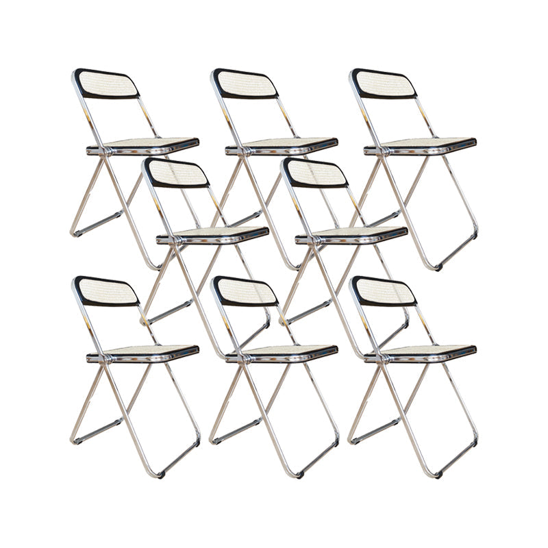 工業用サイドチェアメタル折りたたみ屋内ダイニングチェアのための屋内ダイニングチェア