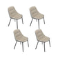 Modern Style Side Chair Leather Parsons Dining Chair for Home