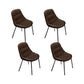 Modern Style Side Chair Leather Parsons Dining Chair for Home