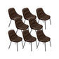 Modern Style Side Chair Leather Parsons Dining Chair for Home