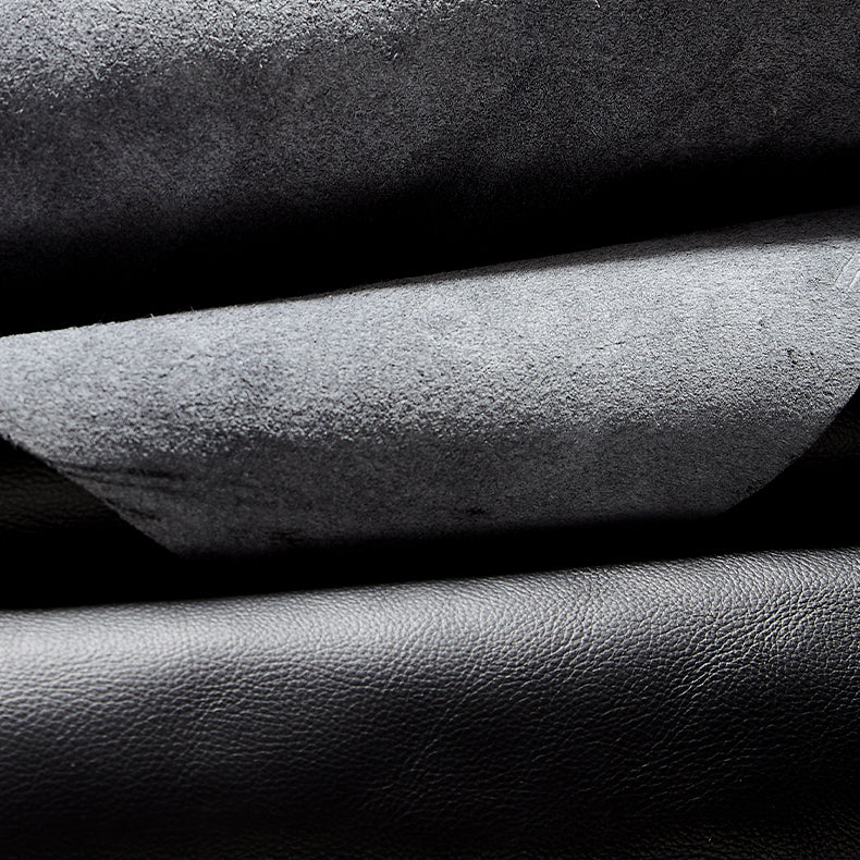 Modern Style Leather Side Chair Open Back Dining Chair for Home