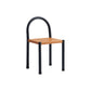Modern Style Leather Side Chair Open Back Dining Chair for Home