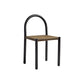 Modern Style Leather Side Chair Open Back Dining Chair for Home