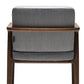 Solid Wood Arm Chair Upholstered Modern Dining Chair for Home Clearhalo 'Dining Chairs' 'Dining Tables & Seating' 'dining_chair' 'furn' 'furn_dining_chair' 'Furniture' 'Kitchen & Dining Furniture' 6962732