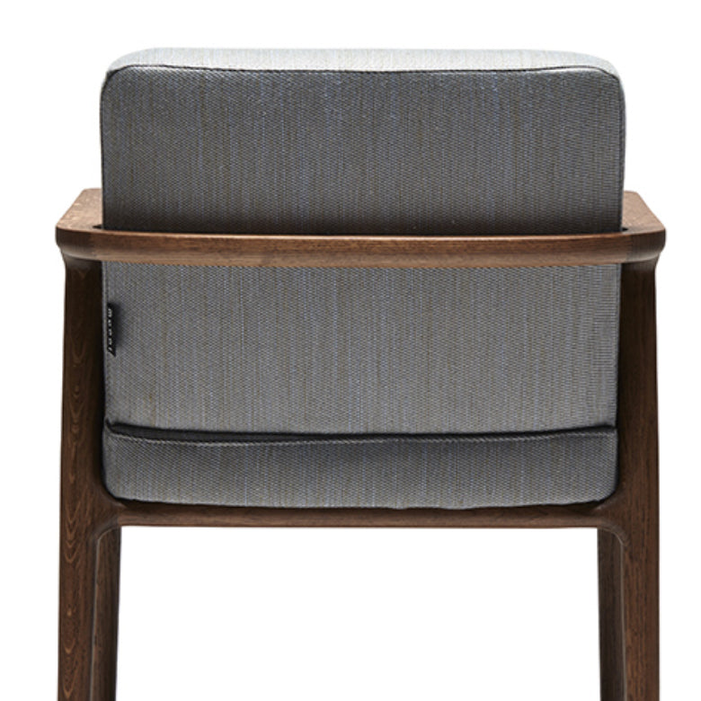 Solid Wood Arm Chair Upholstered Modern Dining Chair for Home Clearhalo 'Dining Chairs' 'Dining Tables & Seating' 'dining_chair' 'furn' 'furn_dining_chair' 'Furniture' 'Kitchen & Dining Furniture' 6962732