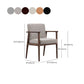 Solid Wood Arm Chair Upholstered Modern Dining Chair for Home Clearhalo 'Dining Chairs' 'Dining Tables & Seating' 'dining_chair' 'furn' 'furn_dining_chair' 'Furniture' 'Kitchen & Dining Furniture' 6962754