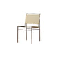Modern Style Side Chair Faux Leather Open Back Dining Chair for Home Yellow 1 Piece Clearhalo 'Dining Chairs' 'Dining Tables & Seating' 'dining_chair' 'furn' 'furn_dining_chair' 'Furniture' 'Kitchen & Dining Furniture' 6962817